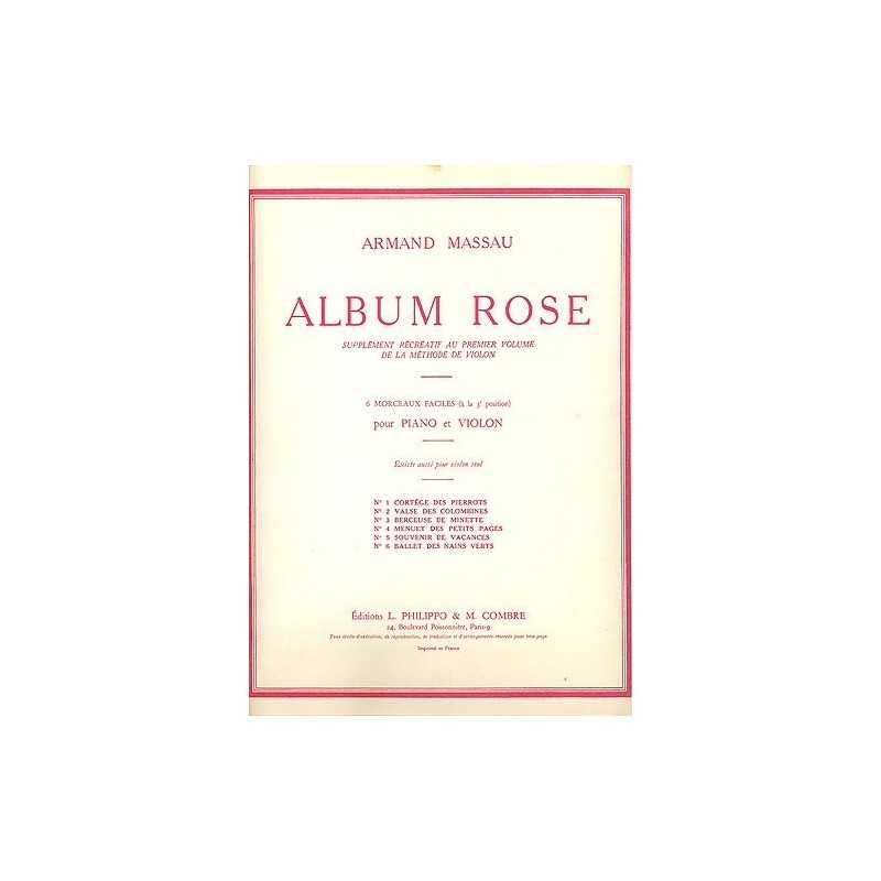 ALBUM ROSE 6 MORCEAUX