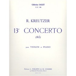Concerto n°13 en ré maj.