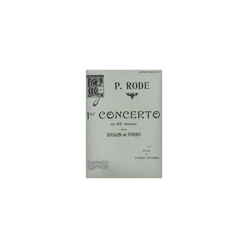 Concerto n°1 en ré min.