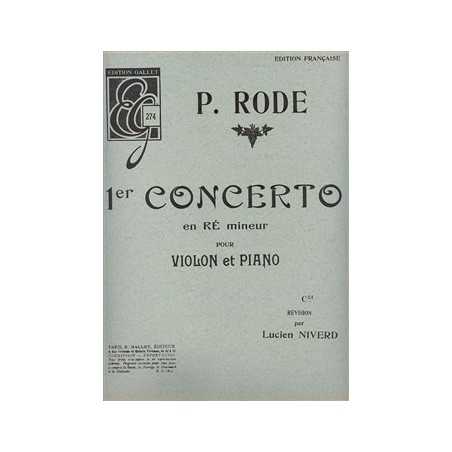 Concerto n°1 en ré min.