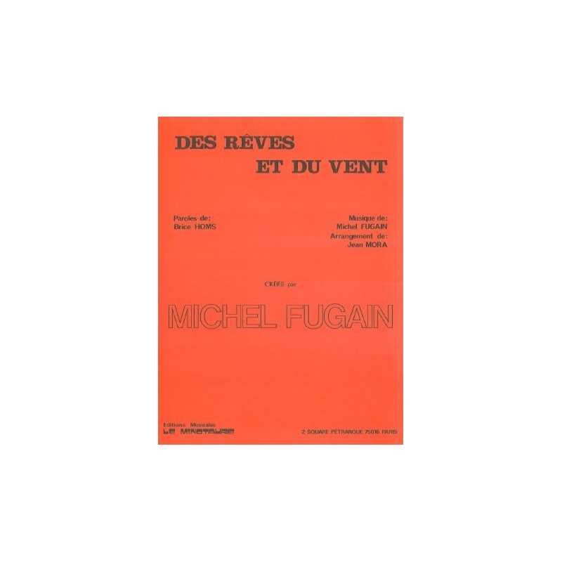 Partition DES RÊVES ET DU VENT Michel Fugain