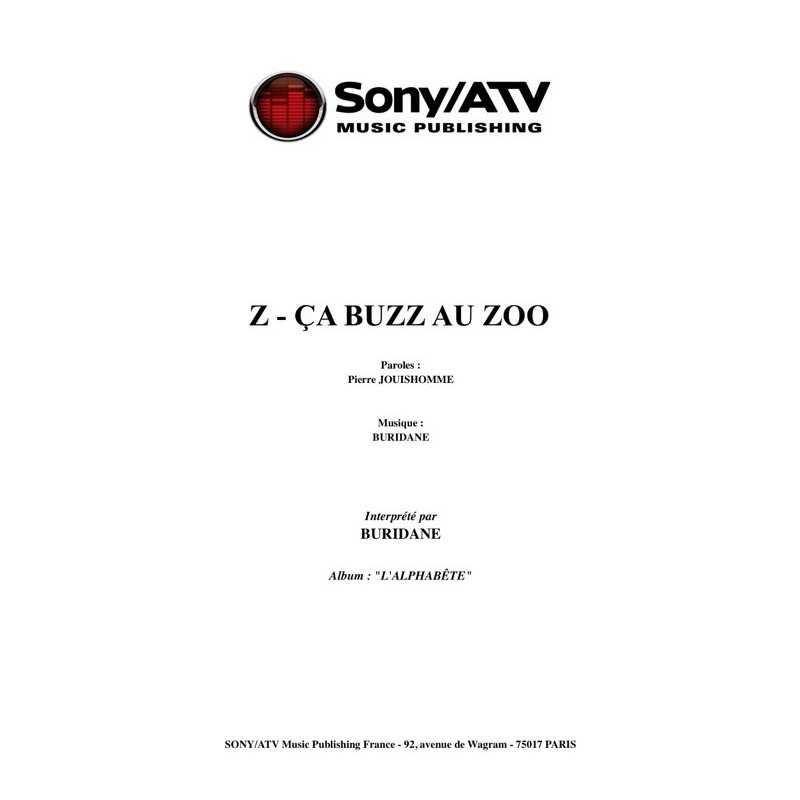 Z - ÇA BUZZ AU ZOO