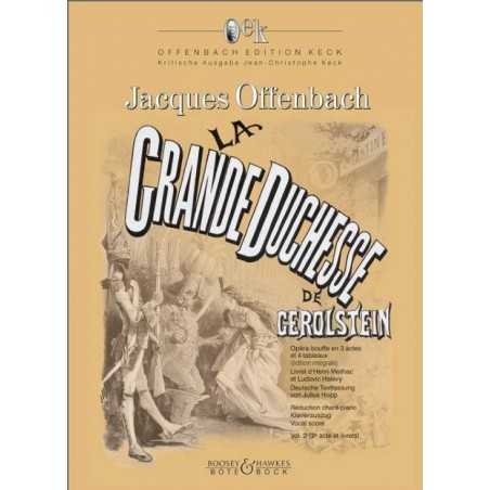LA GRANDE DUCHESSE DE GÉROLSTEIN VOL.2 (3e acte et livrets)