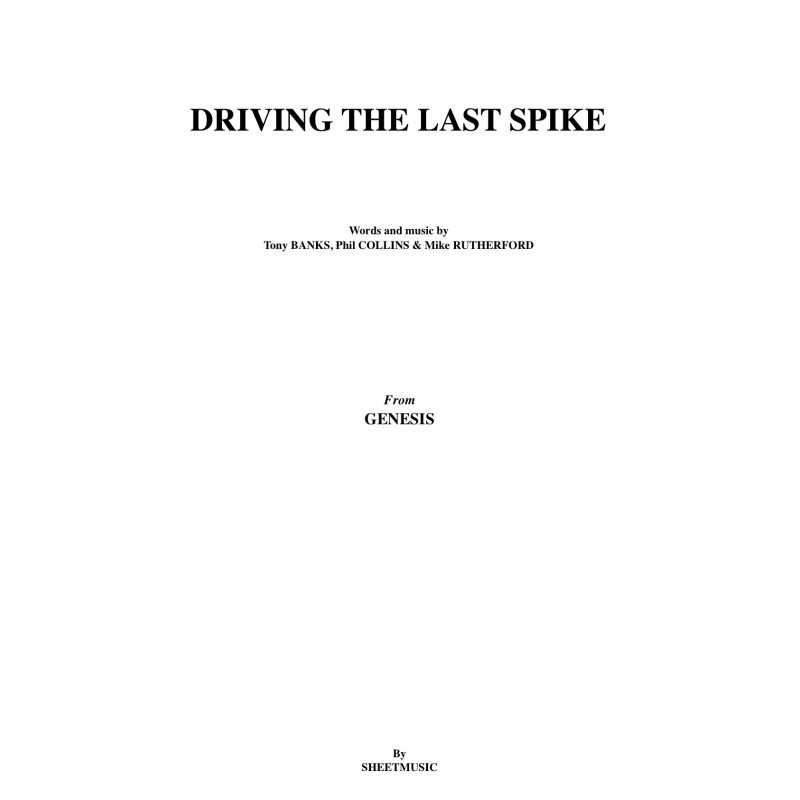 DRIVING THE LAST SPIKE