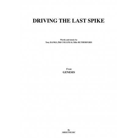 DRIVING THE LAST SPIKE