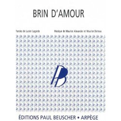 Sheet music BRIN D'AMOUR Lina MARGY