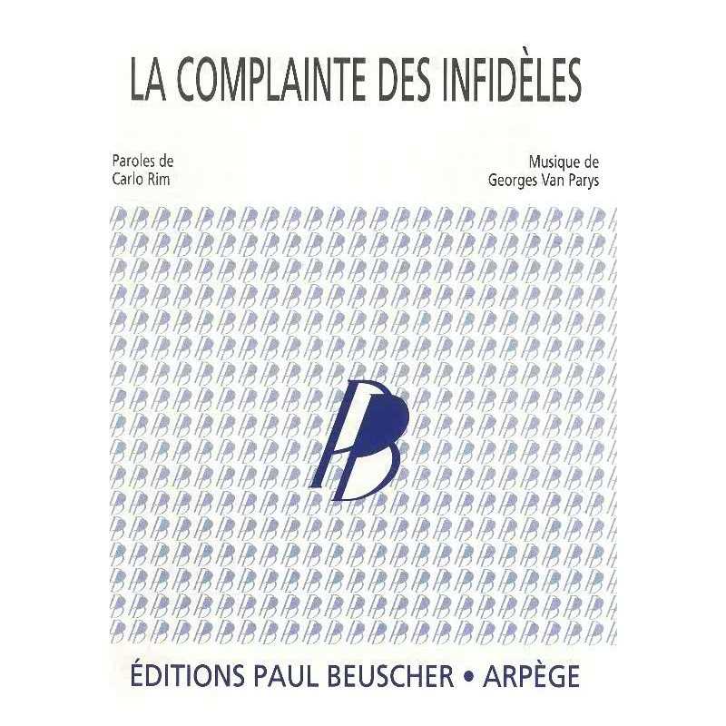 Sheet music LA COMPLAINTE DES INFIDÈLES MOULOUDJI PDF