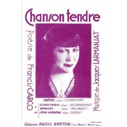 CHANSON TENDRE