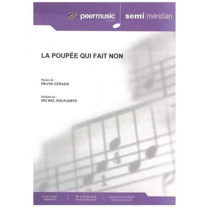LA POUPÉE QUI FAIT NON sheet music Michel POLNAREFF