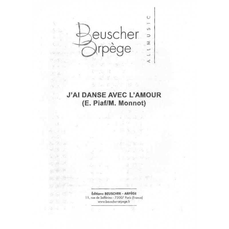 J'AI DANSÉ AVEC L'AMOUR 