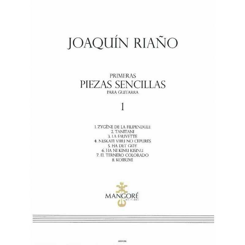 PRIMERAS PIEZAS SENCILLAS PARA GUITARE 1