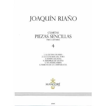 CUARTAS PIEZAS SENCILLAS PARA GUITARRA 4