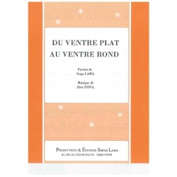 Sheet music DU VENTRE PLAT AU VENTRE ROND Serge LAMA pdf