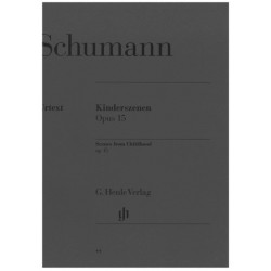 Partition KINDERSZENEN (SCÈNES D'ENFANTS) OP.15 Robert Schumann