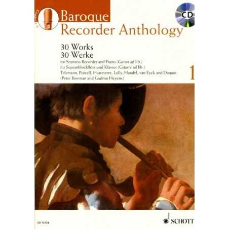 BAROQUE RECORDER ANTHOLOGY VOL.1 (+CD)