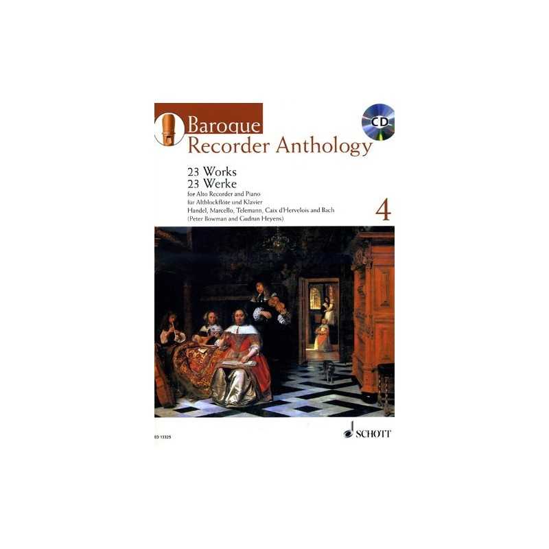 BAROQUE RECORDER ANTHOLOGY VOL.4 (+CD)