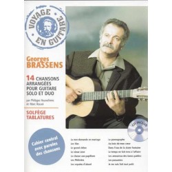Songbook VOYAGE EN GUITARE GEORGES BRASSENS