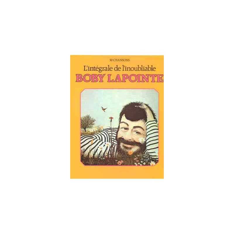 Partition L'INTÉGRALE DE L'INOUBLIABLE BOBY LAPOINTE