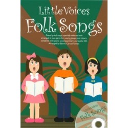 LITTLE VOICES FOLK SONGS (+CD)