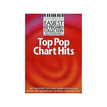EASIEST KEYBOARD COLLECTION : TOP POP CHART HITS