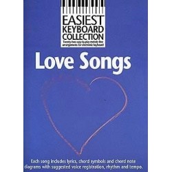 EASIEST KEYBOARD COLLECTION LOVE SONGS