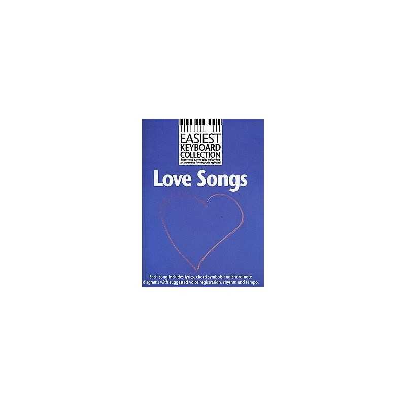 EASIEST KEYBOARD COLLECTION LOVE SONGS
