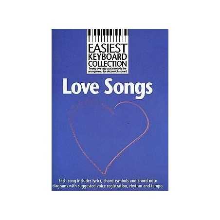 EASIEST KEYBOARD COLLECTION - LOVE SONGS