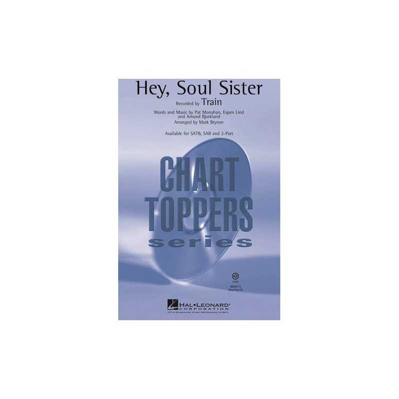 Sheet music HEY SOUL SISTER (SATB) Train