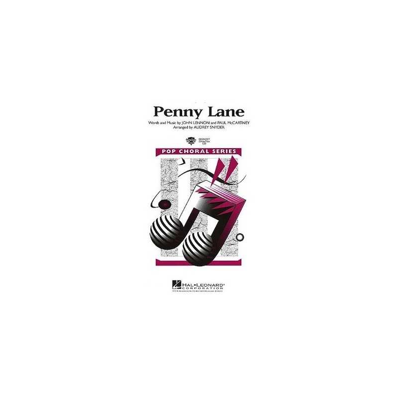 Partition PENNY LANE (CHŒUR EN 2 PARTIES) The Beatles