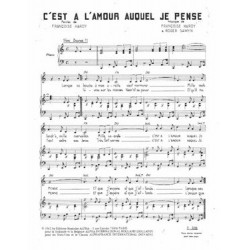 C'EST À L'AMOUR AUQUEL JE...