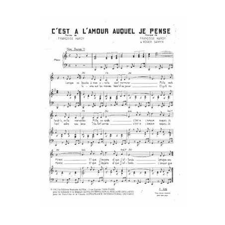 C'EST À L'AMOUR AUQUEL JE PENSE