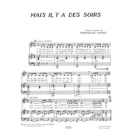 MAIS IL Y A DES SOIRS