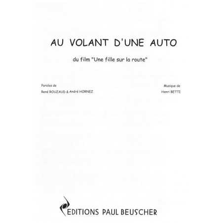 AU VOLANT D'UNE AUTO