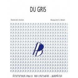 Sheet music DU GRIS Damia pdf