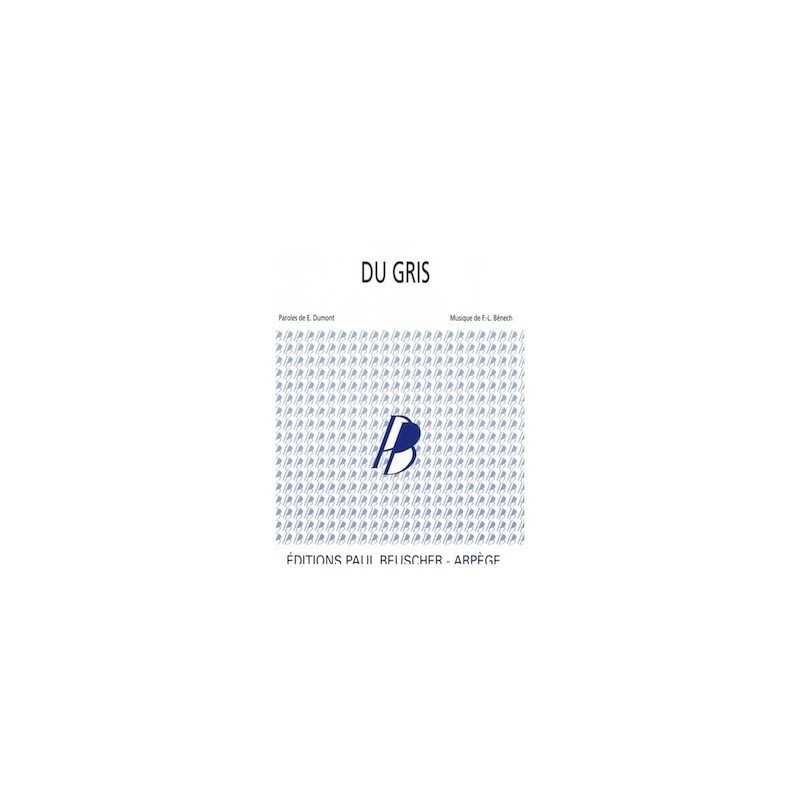 Sheet music DU GRIS Damia pdf