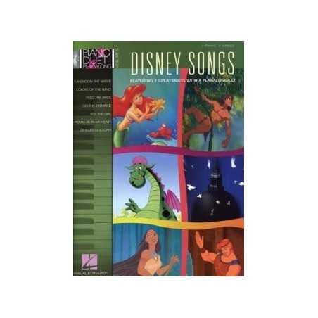 PIANO DUET PLAY ALONG : DISNEY SONGS (+CD)