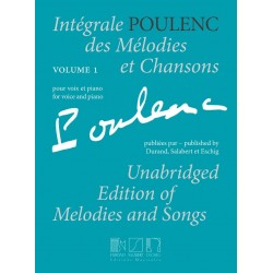INTÉGRALE DES MÉLODIES ET...