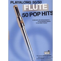 PLAYALONG 50/50 : FLUTE - 50 POP HITS