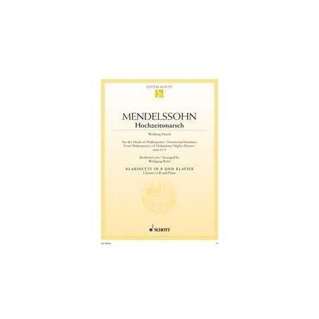 MARCHE NUPTIALE OP. 61/9 (CLARINETTE ET PIANO)