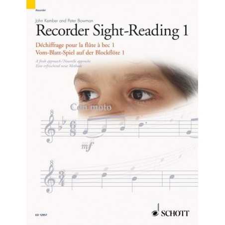 RECORDER SIGHT-READING (DÉCHIFFRAGE POUR FLÛTE À BEC) VOL.1