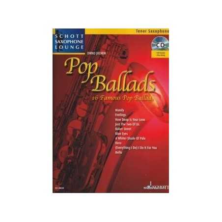 POP BALLADS (+CD) - SAXOPHONE TENOR