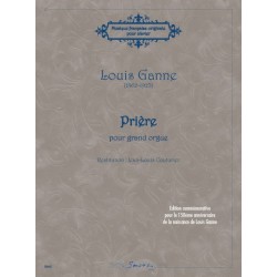 Partition PRIÈRE (GRAND ORGUE) Louis Ganne