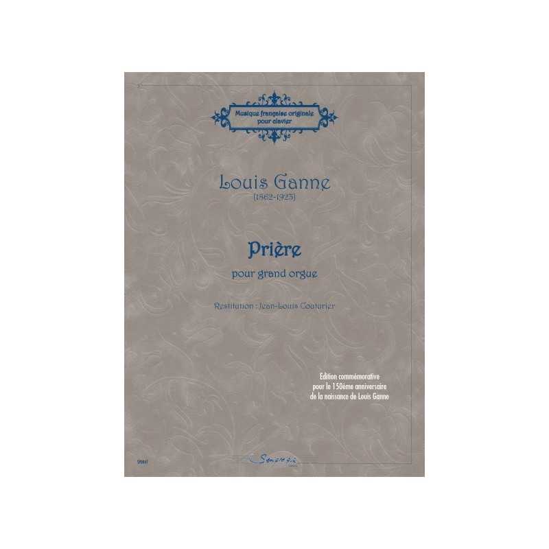 Partition PRIÈRE (GRAND ORGUE) Louis Ganne