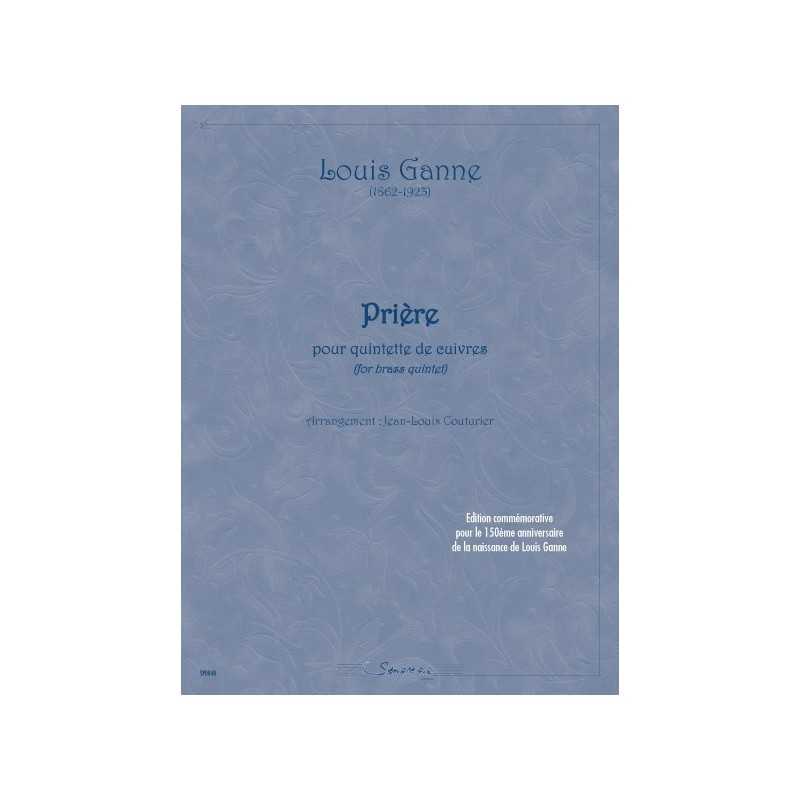 Partition PRIÈRE (QUINTETTE DE CUIVRES) Louis Ganne
