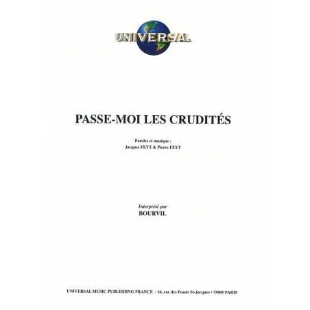 PASSE-MOI LES CRUDITÉS