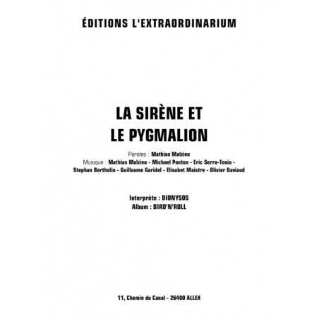 LA SIRÈNE ET LE PYGMALION