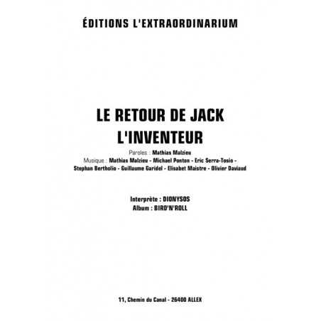 LE RETOUR DE JACK L'INVENTEUR