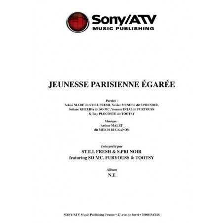 JEUNESSE PARISIENNE EGAREE