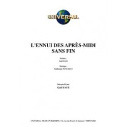 L'ENNUI DES APRÈS-MIDI SANS...