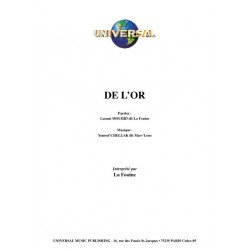 DE L’OR